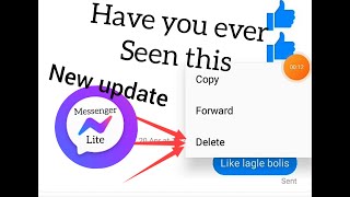 😱 Delete  messages  from  messenger lite😱 BUT HOW!!! screenshot 5