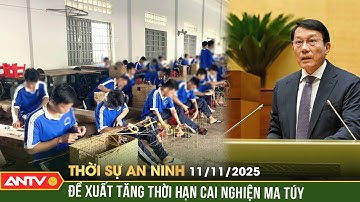 Thời sự an ninh ngày 11/11: Tăng thời hạn cai nghiện ma túy với tất cả hình thức