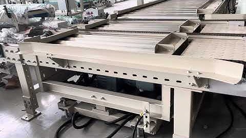 Auto Lifting and Transfer Conveyor for Pallets 90° Turning and Conveying