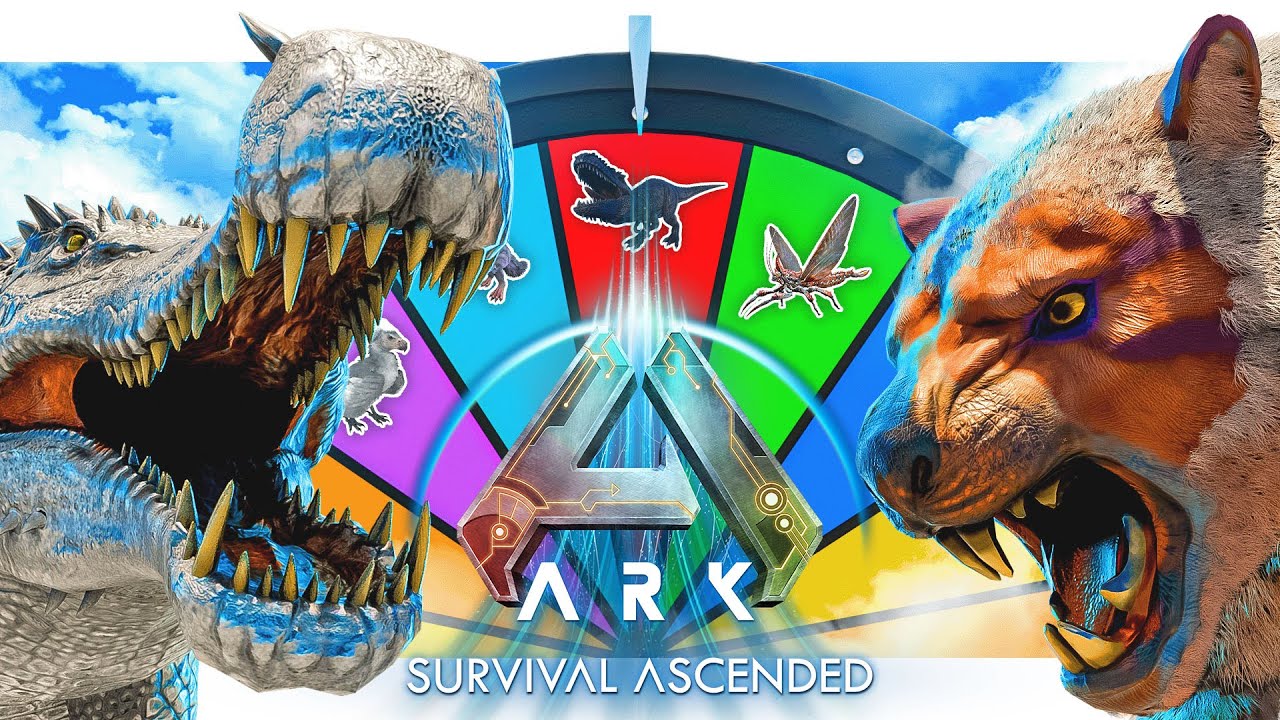 We Spin to Tame ARK Dinos and then Fight - YouTube