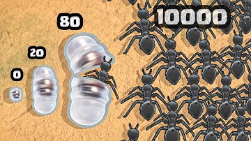 Growing a Ant to MAX LEVEL