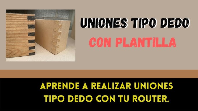 Plantillas para realizar ensambles de caja y espiga con la fresadora -  Enredando No Garaxe