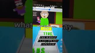 The whole class Speaks Japanese #southpark #shorts #viral