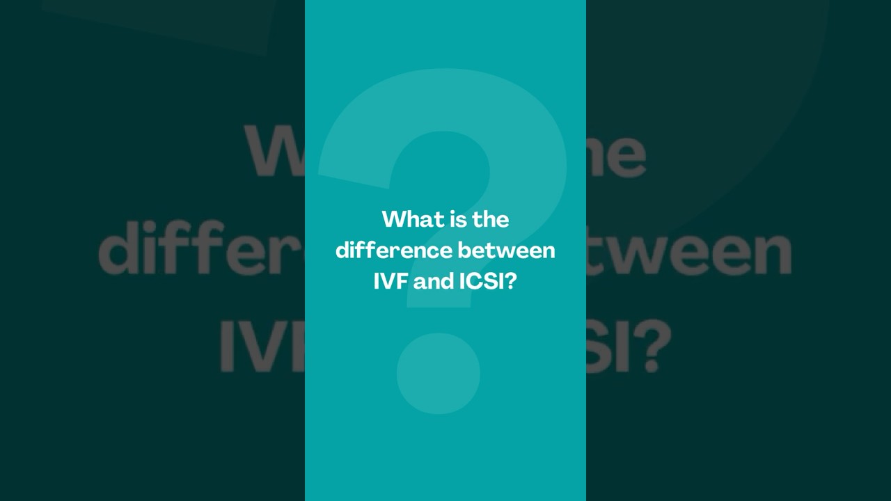 What is the difference between IVF and ICSI?