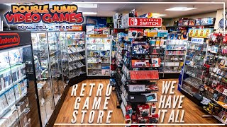 Virtual Tour of INSANE Retro Video Game Store 2023! | DJVG