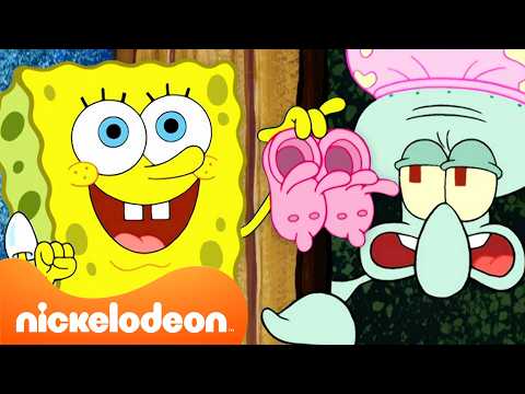 SpongeBob | 90 Menit SpongeBob Jadi Tetangga Terbaik! 🧽🏡 | Nickelodeon Bahasa