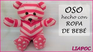 ? Cómo hacer un OSO CON ROPA DE BEBÉ sin coser || 1/4 || LIAPOC - YouTube