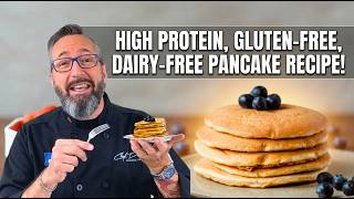 Easy Homemade Pancakes: High Protein, Gluten-Free, Dairy-Free Recipe!