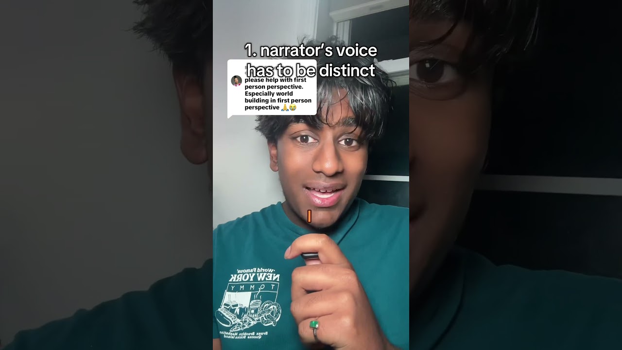 how to write better first person POV #writingtips #author #characterdesign #writer