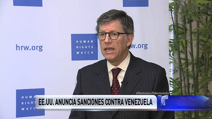EE.UU. anuncia sanciones contra Venezuela | Noticiero | Telemundo Noticias