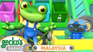 Pencarian Harta Karun Sampah! | Trak Untuk Kanak-Kanak | Bengkel Gecko screenshot 3