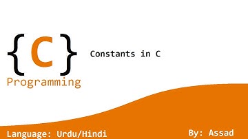 C Language Lesson 6: Constants (Urdu/Hindi)