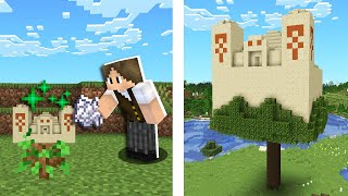 Minecraft: AS ESTRUTURAS CRESCEM COMO ÁRVORES!