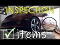 LEXUS GS / Aristo Specific Check Items  (in addition to a regular inspection!)