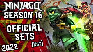 Ninjago™ SEASON 16  SETS REVEALED! (List) - 2022 - HD - ©Samfire