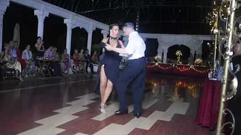 Graciela and Osvaldo dance Poema at Elite Tango Ma...