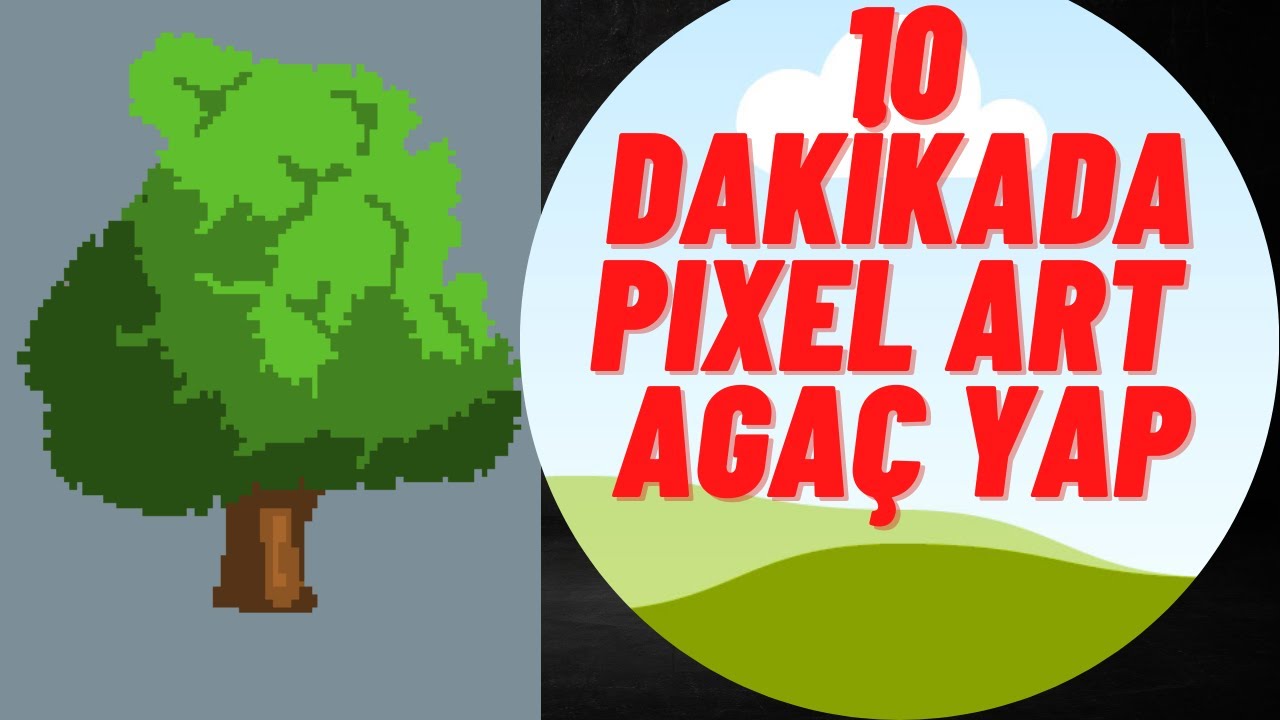 Aseprite ile 10 Dakikada Pixel Art Ağaç Yap - YouTube