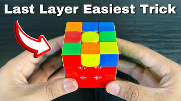 How to Solve Last Layer of 3x3 Rubik’s Cube “No Algorithms”