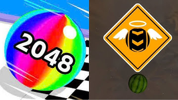 Ball Run 2048 vs Going Balls - All Levels Android,ios Gameplay Mobile.ep4