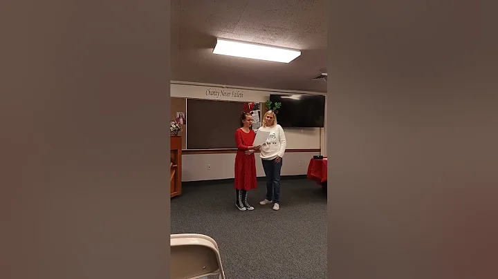 Lorelai Christmas Singing Recital