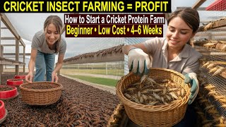 Cricket Farming How To Start A Profitable Edible Insect Business Unique Business Ideas