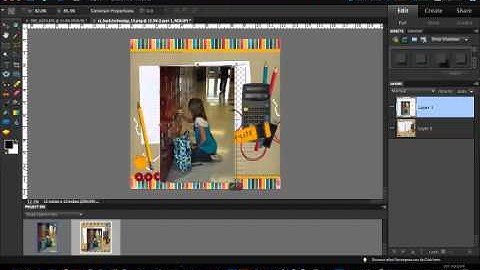 Digital Scrapbook Tutorial - Resizing without Distortion.mp4