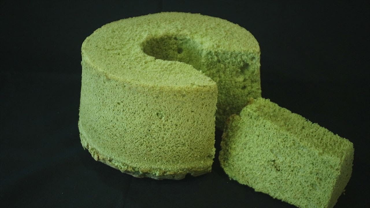 抹茶シフォンケーキの作り方 超有名店レシピ 失敗しないポイント Matcha Chiffon Cake Recipe Coris Cooking Youtube