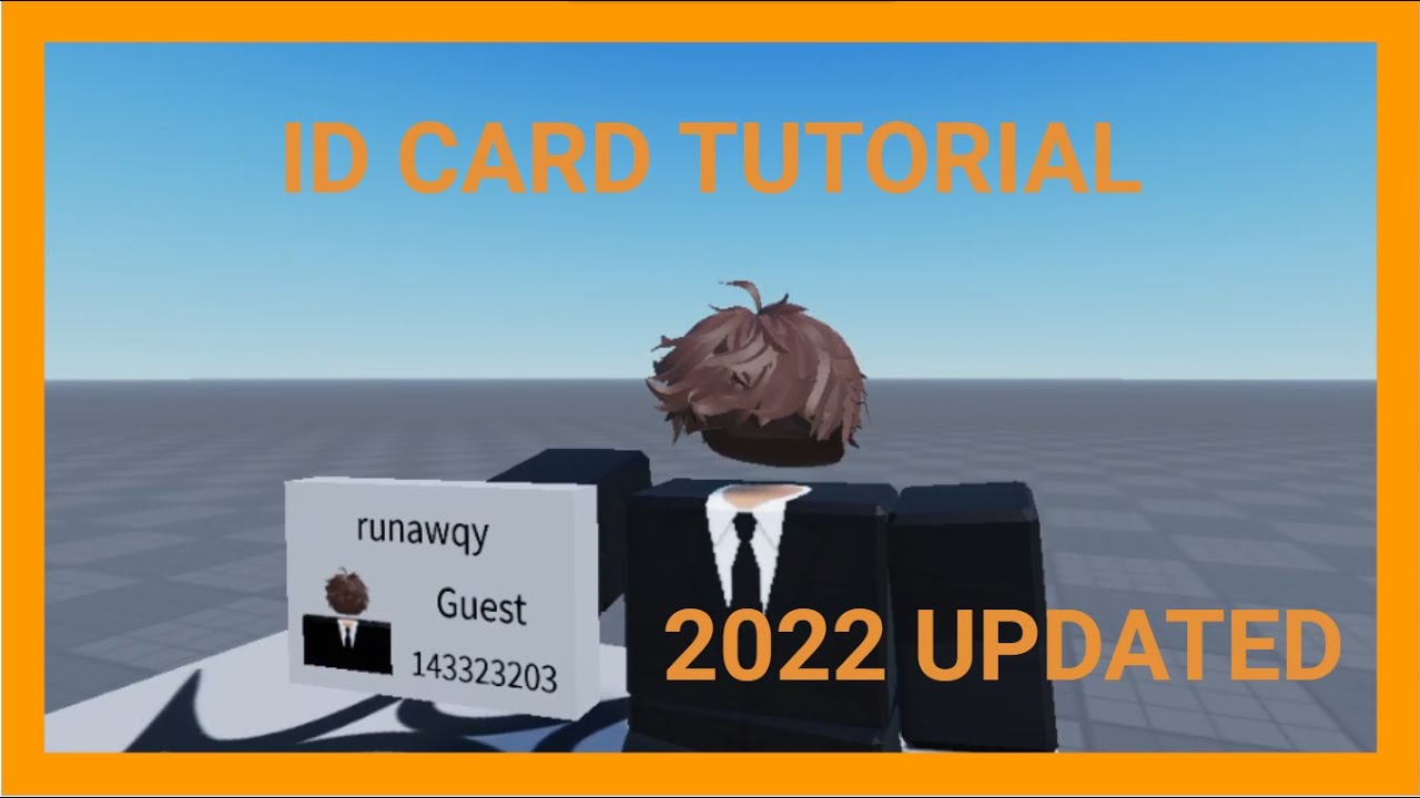 Roblox ID Card Tutorial (Updated 2022) 