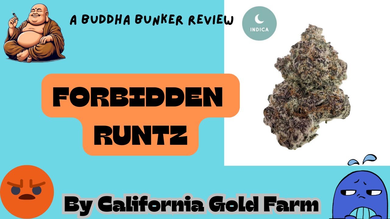 Forbidden Runtz by California Gold Farm- Super Exotic Legal THCA Flower Review