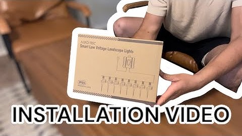 How to install your HIBOITEC Landscape Lights - Installation Video