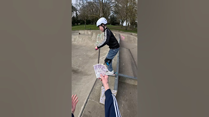 i made him do it😇       #scooter #skatepark #skate #fail #funny #comedy #lesson #sad #happy
