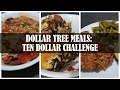 DOLLAR TREE MEALS || TEN DOLLAR CHALLENGE!