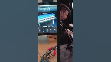 J3PO Gets Glitchy w/ Keyscape + Pedals #shorts