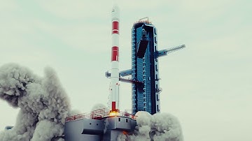 Rocket Launch CGI Animation! (Blender and DaVinci Resolve)