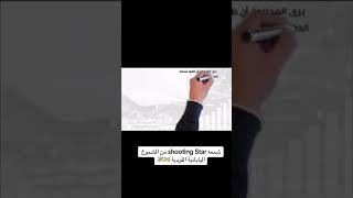 شمعة shooting star من الشموع اليابانية الفريدة