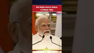 PM Modi highlights new strategic partnership after meeting Cyprus President#shorts