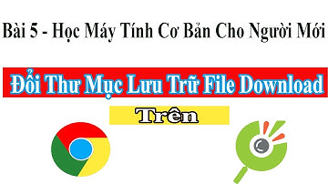 Đổi Vị Trí Thư Mục Lưu File Download Sang Vị Trí Khác Trên Chrome Cốc Cốc