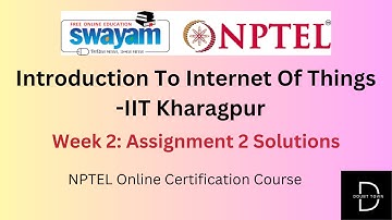 Introduction To Internet Of Things -IIT Kharagpur Week 2 Assignment Answers ||Jan 2024|| NPTEL