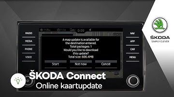ŠKODA Connect - Online kaartupdate