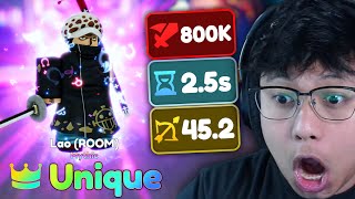 UNIQUE LAW (ROOM) SSS MAX STATS SHOWCASE - Anime Adventures