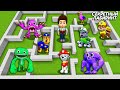 SURVIVAL MAZE PAW PATROL RYDER CHASE MARSHALL ROCKY ZUMA &amp; GARTEN OF BANBAN 3 MINECRAFT