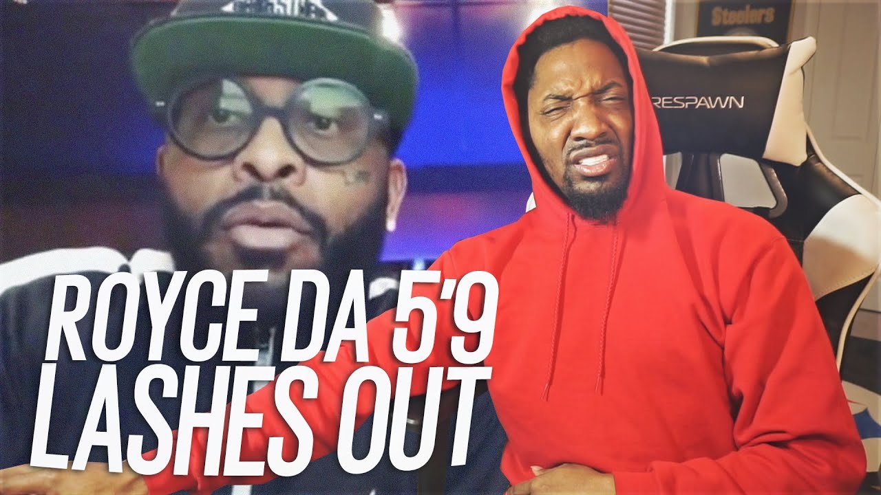 ROYCE DA 5'9 LASHES OUT ON HATERS OVER EMINEM! THEY ONLY HATING BECAUSE HE WHITE! (PART 1)