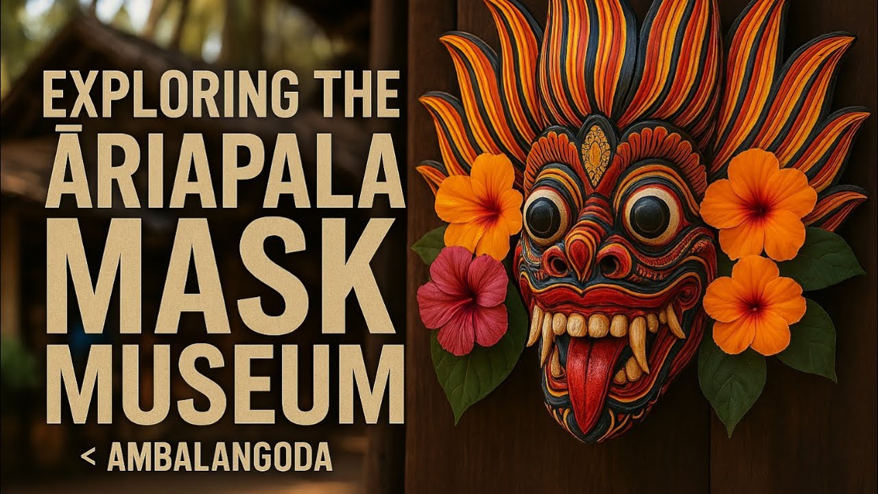 වෙස්මුහුණු කෞතුකාගාරයක් බලන්න යමුද 👹🐲 👺 🎭 | Ariyapala Mask Museum Ambalangoda 🤎