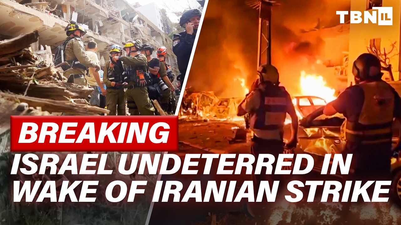 ⁣BREAKING: Inside the AFTERMATH of Iranian MISSILE Strike on Israeli Neighborhood | TBN Israel