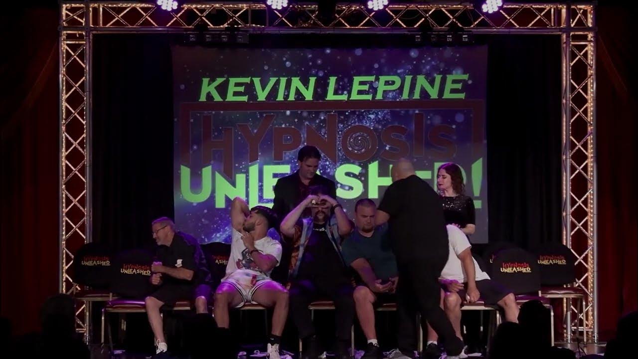 Johnathan Smith performing at Hypnosis Unleashed Four Queens Hotel