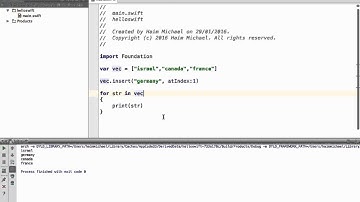 The Array insert Method in Swift