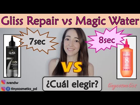 Elvive&rsquo;s Magic Water CLONE: Gliss 7 seconds ultimate repair, which one to choose? {tinycosmetics}