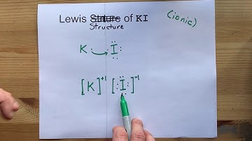 Draw the Lewis Structure of KI (potassium iodide)