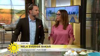 Många nervösa skratt i Hela Sverige bakar – "vi har blivit strängare" - Nyhetsmorgon (TV4)