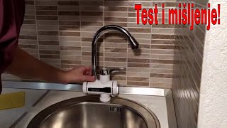 Test Delimano - Kako pravilno i zašto montirati digitalnu instat česmu - slavina